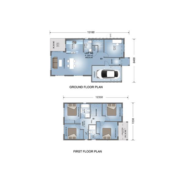 AS/NZS Легкоразмерные стальные сборные дома Luxury Prefab Modular Home Kits