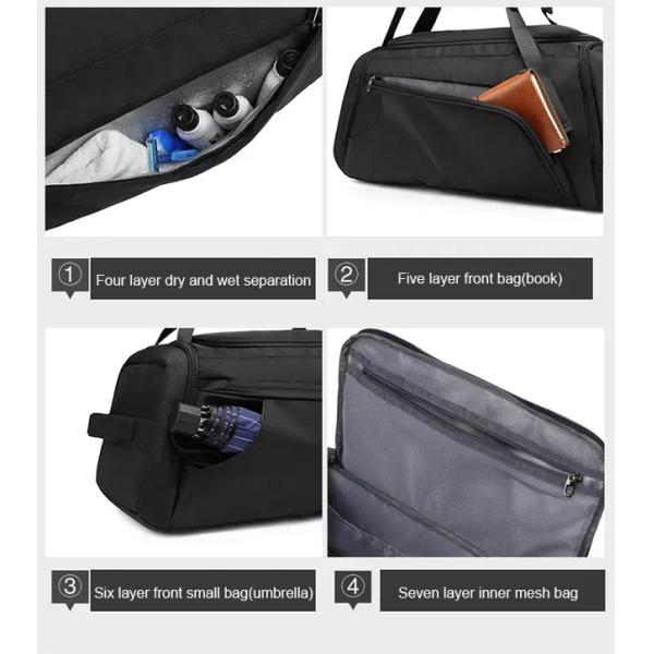 Waterproof Travel Bags Anti Tear 34.5L Hand Luggage Backpack