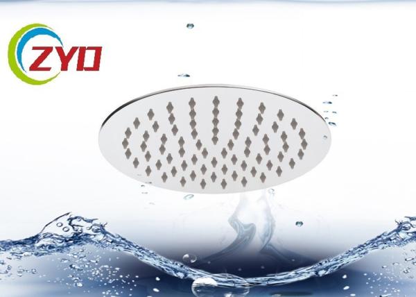 8Inch 20mm Diameter  Water Saving  Round Stainless Steel Chrome Bathroom Accessory Rain Shower Hand Super Thin