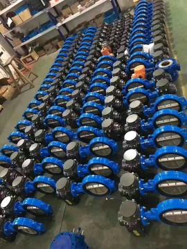 Double Acting Pneumatic Butterfly Valve DN25-DN1000 PN10-16