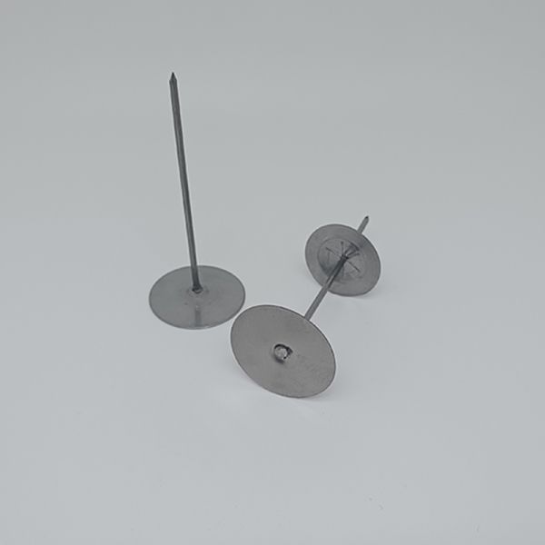 Installations Cupped Head Pin Round Base Steel Weld Pin for Duct Liner System