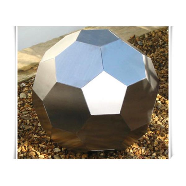 Escultura de aço inoxidável decorativa pública dos peixes, esculturas abstratas da jarda