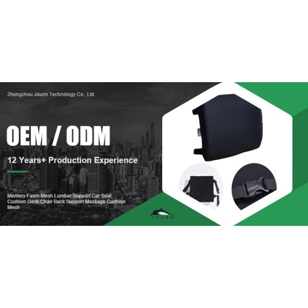 Soft Memory Foam Mesh Lumbar Support Desk Chair Back Cushion for Improved Posture