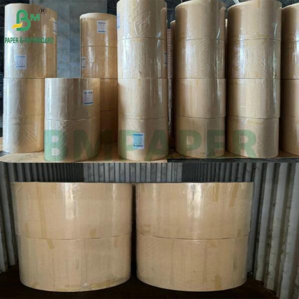 75gsm 80gsm 41'' 42'' Width High Strength Sack Kraft Paper For Putty Powder Bag