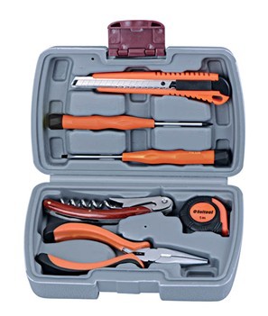 7 pcs mini tool set ,with precision screwdrivers ,cutter knife .