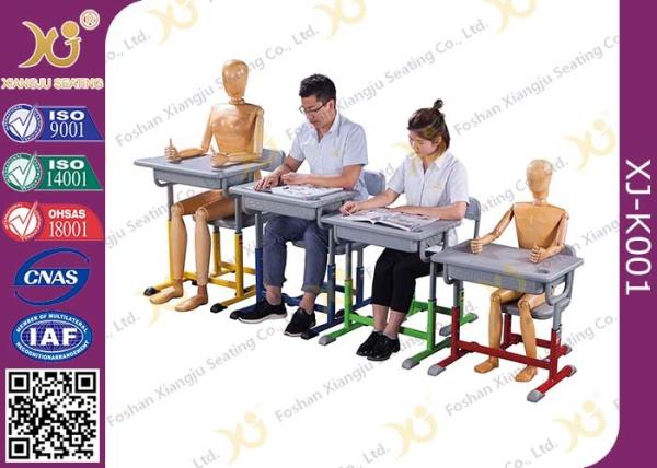 High Adjustable Student Desk And Chair Set For Primary School E1 Grade Eco-friendly