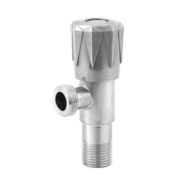 Push Fit Quarter Turn Angle Valve For Bidet 1/2x1/2 200 PSI