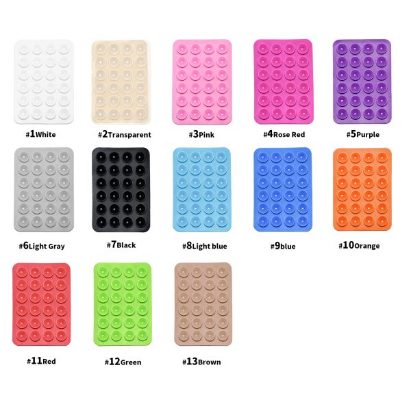 Home Appliance Rubber Suction Cups Silicone Single-sided Suction Cup for Mobile Phones Mobile Phone Holder Easy Installation