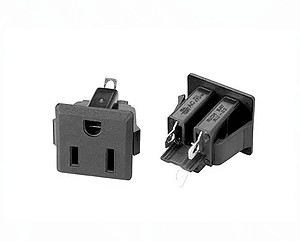 White Or Black PC Wall Argentina Electrical Sockets 3 Poles Female Round Single Power Outlet 10A 250V Grounded 2500W