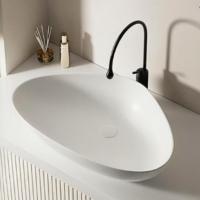 OEM Sanitary Ware Bathroom Ceramic Art Basin Handmade Countertop Bathroom Sinks