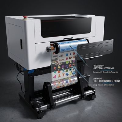 CMYK White Varnish UV DTF Printer A3 Logo Printing Machine For Label Decoration