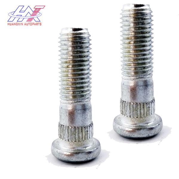 White Zinc Plated Car Stud Bolt 10.9 Grade Silvery For Replace
