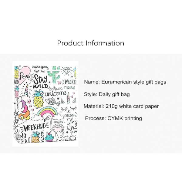 Ultraportable Kraft Paper Christmas Bags