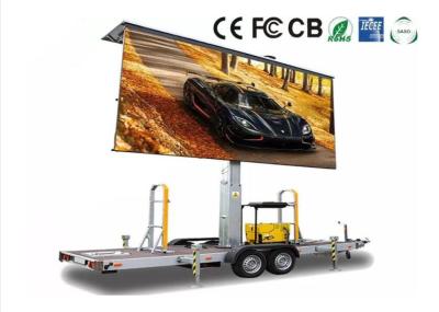 38400Hz Truck Mobile LED Display 1024 Resolution For Advertisement