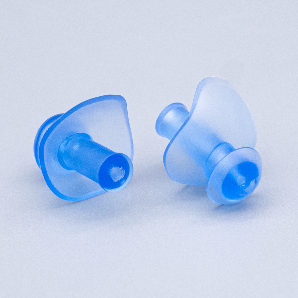 Comfortable Professional Style Swimming Ear Plugs Silicone Plastic Material