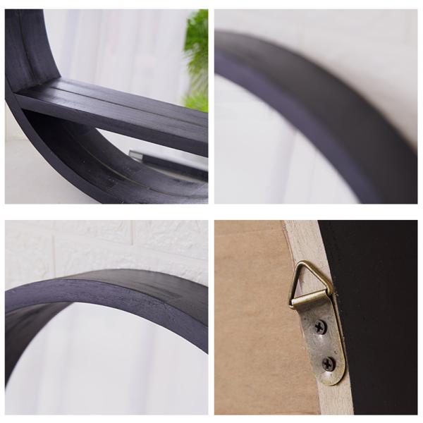 Деревянный каркас полная длина Древняя ванная стена Домашний декор Большое зеркало для случаев