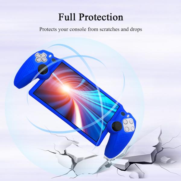 Soft Silicone Anti-Slip 3D Points Silicone Protective Case for PS Portal  Remote Player