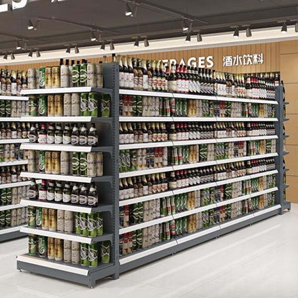Customized Size Grocery Store Gondola Shelving OEM Supermarket Gondola Shelving