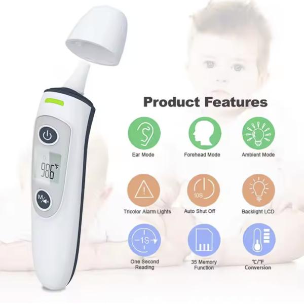 15 Seconds Auto Shut Off Digital Infrared Thermometer ±0.2.C Accuracy