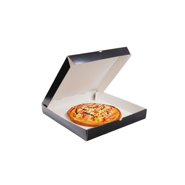 Customized printed logo eco-friendly food grade disposable fast food takeaway pizza box