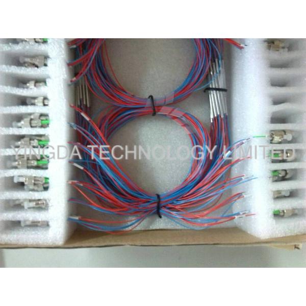 le coupleur optique de diviseur de PLC de fibre de 1 x de 2 Pon, le coupleur fondu 1310nm 1550nm de Fbt conjuguent la fenêtre 50%/50%