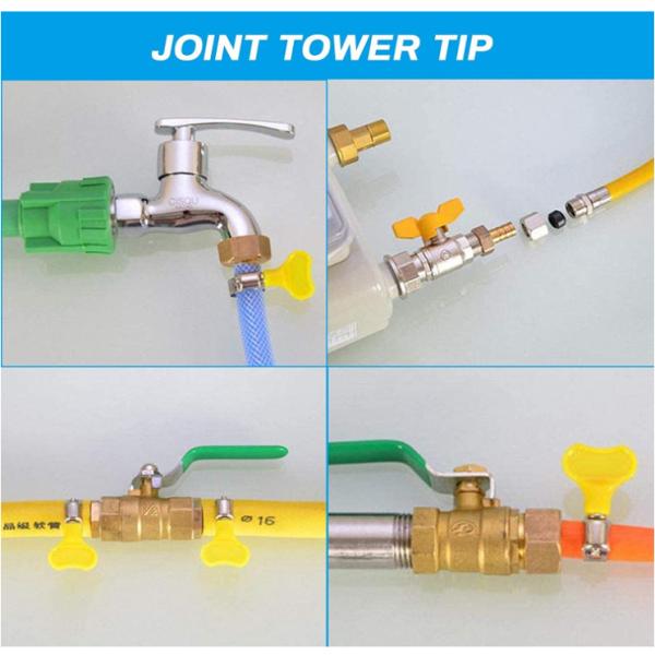 колючка шланга 1/4inch/6mm, соединение потока мужчины BSP латунное колючее