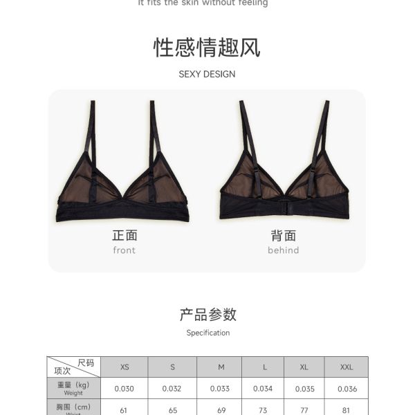 Transparent Mesh Erotic Bra Wholesale Price Xs-xxl Sizes Ladies Bra Underwear Hot Sexy Lace Wholesale Bra for Female