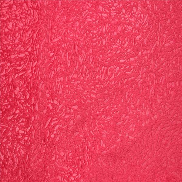 knitted bonded fabric embossed velvet fabric cheap bulk fabric