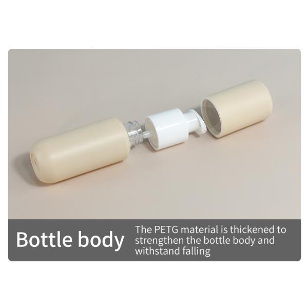 PETG Contenedores de cremas cosméticas Tipo de sellado Botellas para el cuidado de la piel Embalaje
