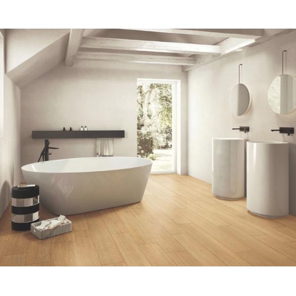 AAA Grade 150x900mm Brown Yellow Wooden Porcelain Tile Strips