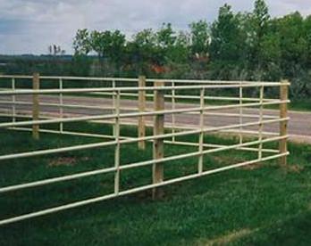 UV Resistant Fiberglass Pipe Fence 6 Foot Lightweight Easy To Install
