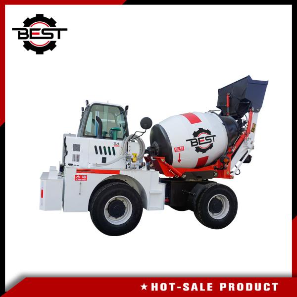 Building Construction 2.5m3 Mobile Concrete Truck / Electric Cement Mixer