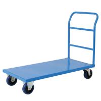 Do trole resistente da plataforma de 300KG 400KG carro azul do impulso do caminhão de mão