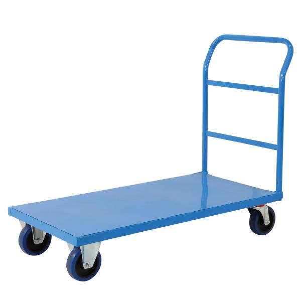 300KG 400KG Heavy Duty Platform Trolley Blue Hand Truck Push Cart