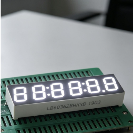 Electronic 6 Digit 7 Segment Display Alphanumeric LED Display Amber 0.36 Inch