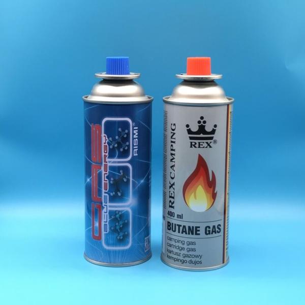 Diâmetro 65mm Butain Gas Can para cozinhar ao ar livre Confiavel e portátil Aerosol Tin Can