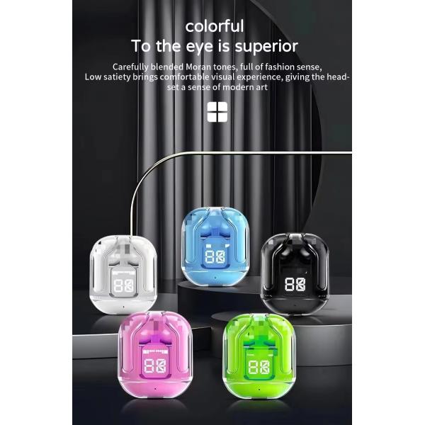 2025 New Transparent Air31 5.3 Bluetooth Earphones Smart Touch Control Wireless Earphone Air 31 Earphone