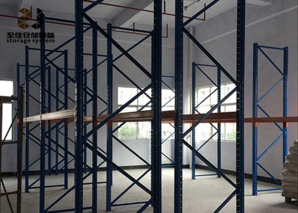 Double Deep Selective Racking Power Coated Heavy Duty Metal Shelving Rack ODM OEM