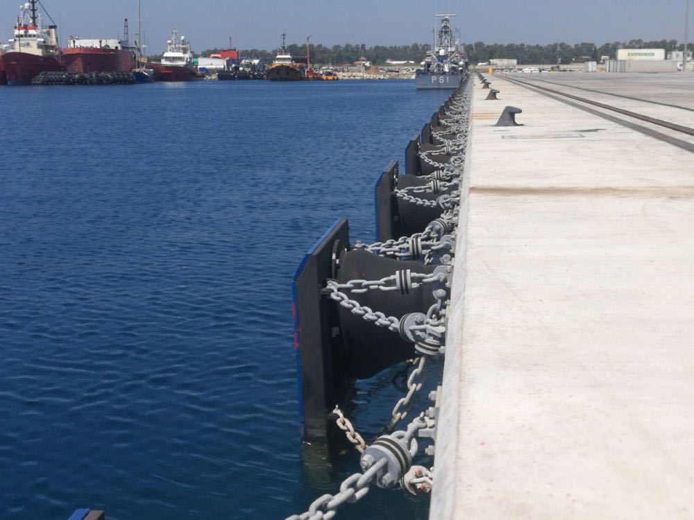 Excellent Impact Resistance Cone Rubber Fenders Industrial Mooring Shock Absorber Featuring PDF Drawing Format for Port Facilities