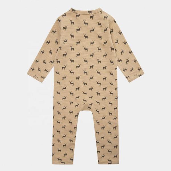 Long Sleeve Baby Rompers Newborn 100% Cotton Baby Clothes Romper With Button