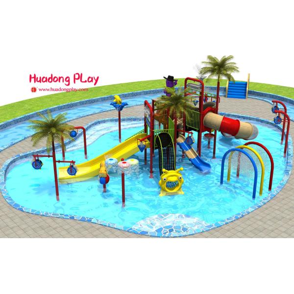 Commercial Water Park Playground Equipment Medium Size 1220*610*450cm