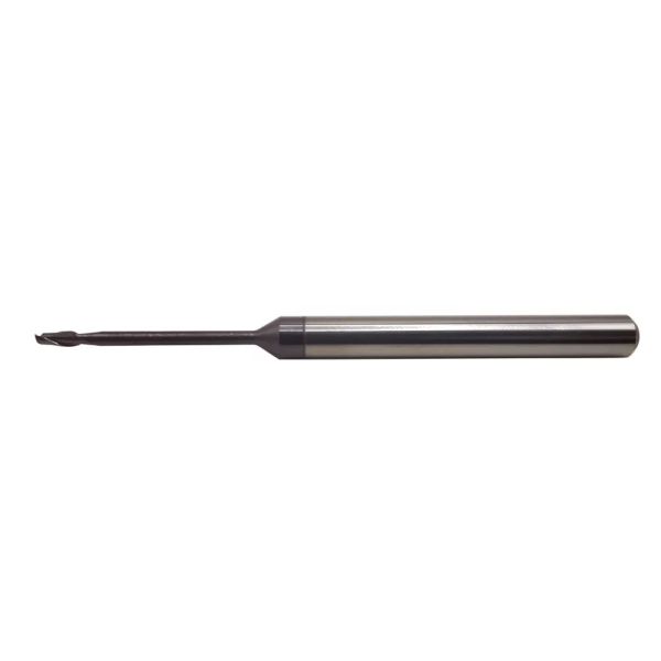 1.5mm 55HRC 2 Flute Cemented Carbide End Mill for Steel