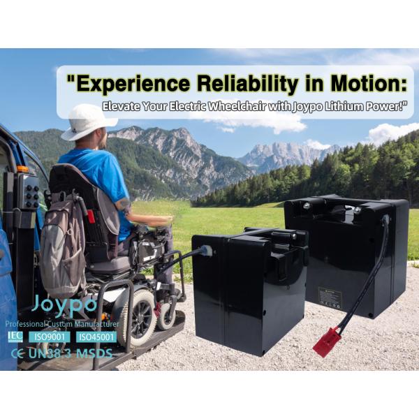 24V LiFePO4 Battery Replacement 2-5A Charge Current For Electric Wheel Chair