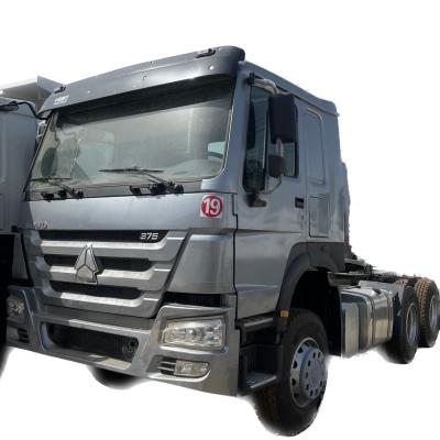 Video Technical Support Diesel Used Sinotruck Howo Tractor Truck 375HP Tow Tractor Towing