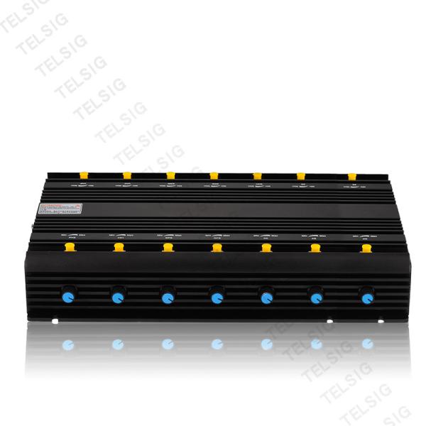Long Range 14 Channel Desktop Signal Jammer Isolator For Jamming Cell Phone