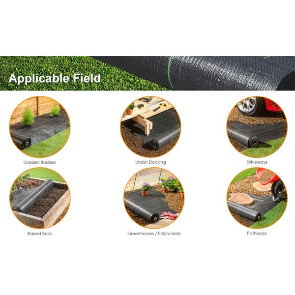 PP ground cover,weed barrier Fabrics, weed mat in strawberry garden, Agricultural weed control pp woven grass mat, 70gsm