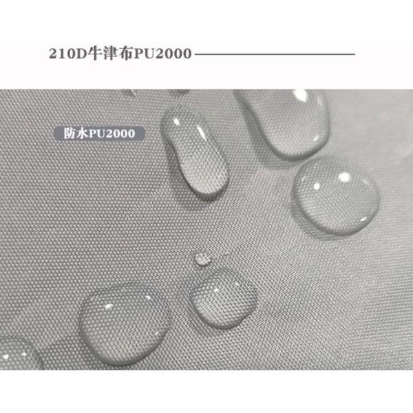 260*180*190CM водонепроницаемая PU2000MM покрытая серым 210D полиэстерный всесезонный семейный шатер на крыше с двумя дверями и окнами