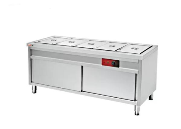 Electric Simple Type Bain Marie Cabinet Stainless Steel Food Warmer Insulation Soup Pool
