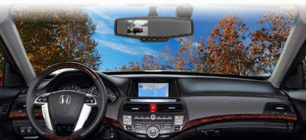 Ouchuangbo 2.7 inch HD COMS 140-degree car rear mirror high quality