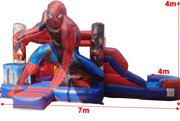 Customized Outdoor/Indoor Spider Man Bounce House Jumping Castle
